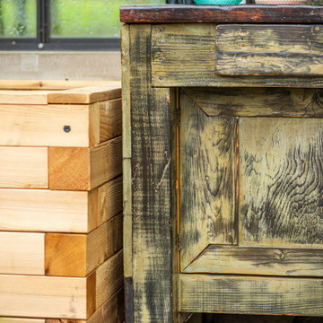 Work Bench Detail #LifesGoodintheWoods