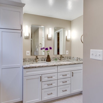 Transitional Bathroom Remodel - Master & Powder Takoma Park MD