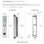 Steam Spa System, Serene Steam, Solar Flare, Brushed