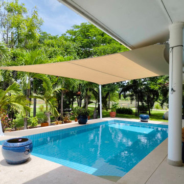 Patio,backyard,swimming pool shade sails