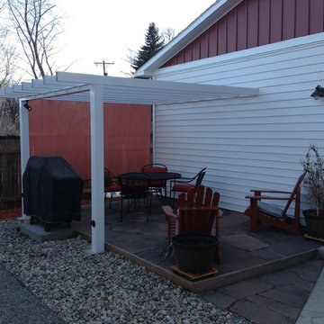 Detached Garage and Pergola