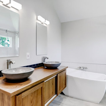 Woodlands Remodel From Production Home To Custom Home