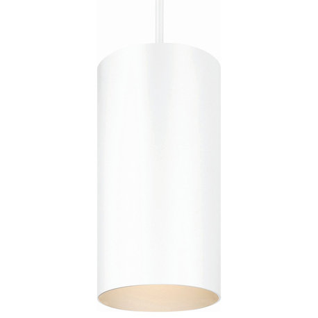 Volume Lighting 9606 1 Light 6"W Mini Pendant - White