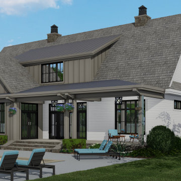 Rock Creek House Plan - Back