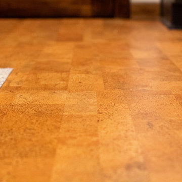 After Kitchen Remodel - Cork Flooring