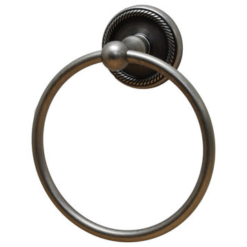 Residential Essentials 2186 6-1/8 Inch Diameter Towel Ring - Aged Pewter