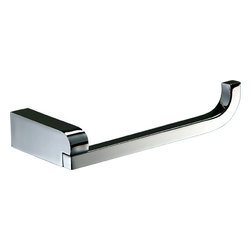 Musa paper holder without lid. Polished chrome. - Toilet Accessories