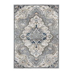 United Weavers Century June Blue/Gray Area Rug 5'3"x7'2"