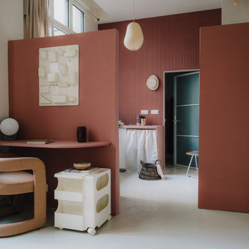 Un cocon terracotta au cœur d’une ancienne usine