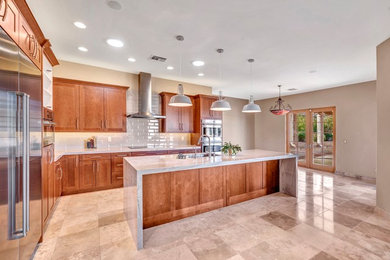 Transitional kitchen photo in Phoenix