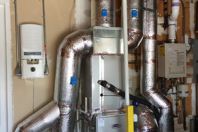 Furnace, air-conditioner & tankless water heater installation