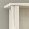 Bowery Hill 5 Shelf Bookcase in Antique White - Engineered Wood