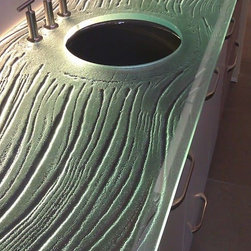 Cast Glass Countertops - Kitchen Countertops