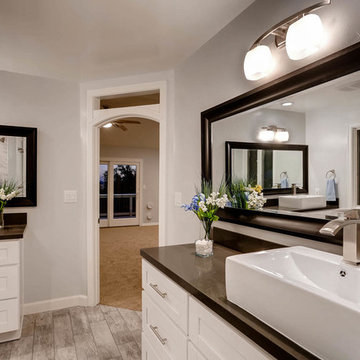 Modern, Bright, Marble, Master Bathroom