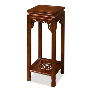 Chinese Dragon Motif Pedestal Display Stand - Asian - Plant Stands And  Telephone Tables - by China Furniture and Arts | Houzz