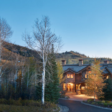 Mine style ski-in ski-out home