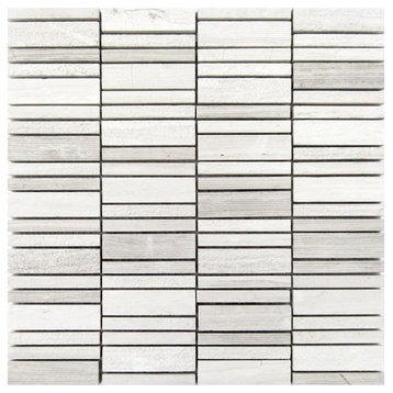 White Oak Hammered Mosaic, Sample