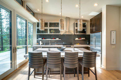 Kitchen - modern kitchen idea in Seattle