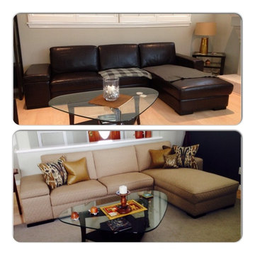 African-Inspired Living Room