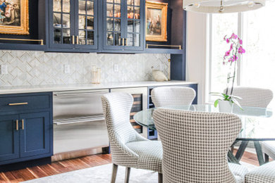 Inspiration for a modern dining room remodel in Other