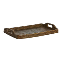 Flamant Togo Tray Rectangular 2 Handles - Serving Trays