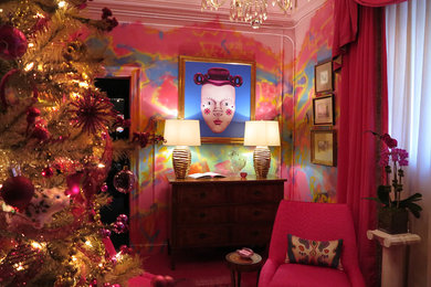 Eclectic home design photo in New York