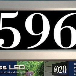 Address LED - illuminated house numbers - House Numbers