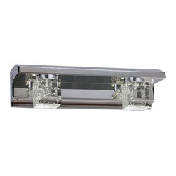 Contemporary Bathroom Mirror Lighting Fixtures 2 Lights - Bathroom Vanity Lighting