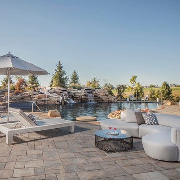 Luxurious Resort Style Outdoor Pool Space