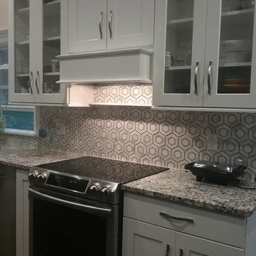 Marble backsplash