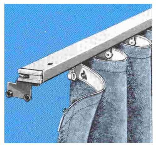 Ripplefold Hardware Curtain