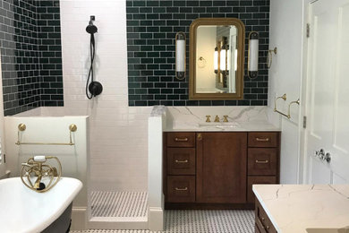 Transitional bathroom photo in Atlanta
