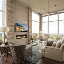 Glass Fireplace