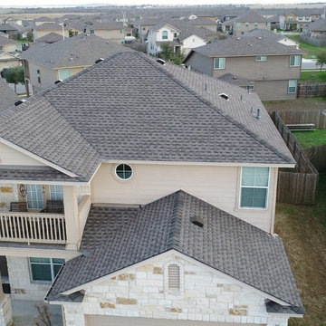 San Marcos GAF Timberline HD (Weathered Wood)