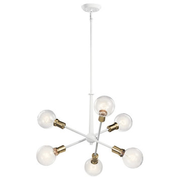 Kichler Armstrong 1 Tier Chandelier 43095WH, White