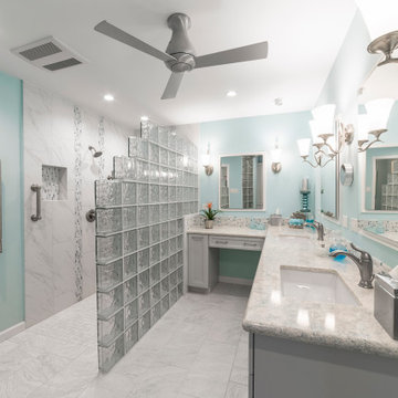 Beachy Master Bath