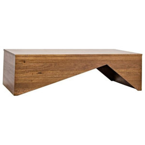 Uttermost Nadie Light Walnut Console Cabinet Industrial Console Tables By Buildcom Houzz