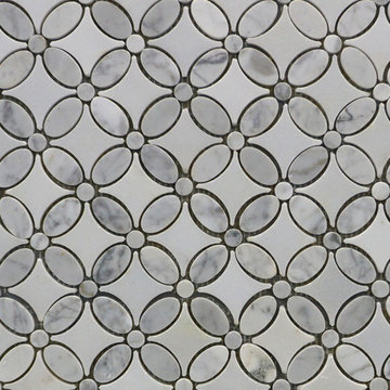 Marble Mosaics - Carrera Florida Flower