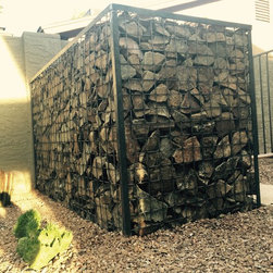 Gabion Pool Renovation - Garden Statues And Yard Art