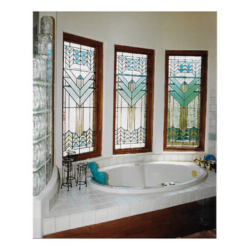 Leaded Stained Glass / Bathroom