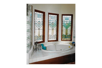 Leaded Stained Glass / Bathroom