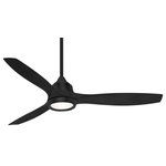 Minka Aire - Minka Aire Skyhawk 60``Ceiling Fan F749L-CL - 60``Ceiling Fan from Skyhawk collection in Coal finish. Number of Bulbs 1. Max Wattage 20.00 . No bulbs included. No UL Availability at this time.