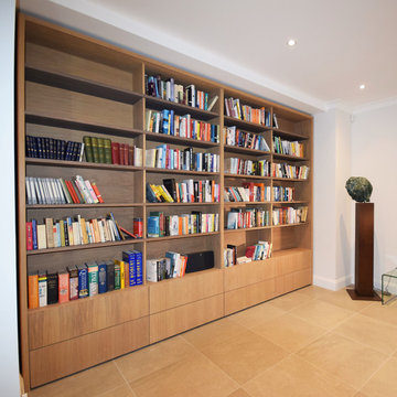 Elegant Oak Bookcase