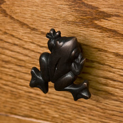 SOLID BRASS FROG CABINET KNOB - Cabinet And Drawer Knobs