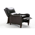 Jane Home Furniture - Victor Pushback Recliner Brown - The Victor Top Leather Pushback Recliner is a must-have for your casual living room or entertainment area, with its smooth reclining operation and luxurious seating. A simple pushback without any effort makes you a comfortable and enjoyable day with a smooth touch. Additionally, to increase the comfort level, Victor seat cushion consists of a high-density polyurethane seat core, topped with a plush fiber blend, which creates an extremely soft and pillow-like feel. Bring home today with this fancy push back recliner!