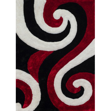 United Weavers Finesse Summit Red Accent Rug 1'10x3'