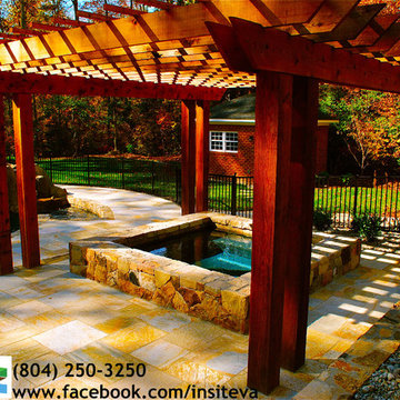 Pool, Patio, Spa and Water Feature in Rockville Va