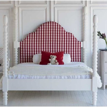 The Gwenny Upholstered Spindle Bed by The Beautiful Bed Company
