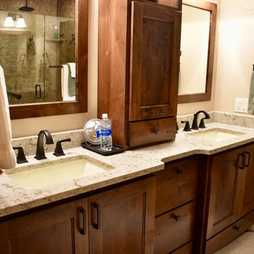 Spacious Acrylic Shower | Full Bathroom Remodel