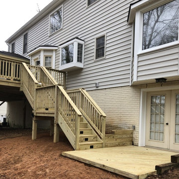 Pressure Treated Pine Screen Porch and Deck